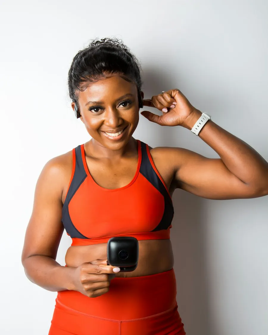 Creator fitness gravando conteúdo (imagem ilustrativa)