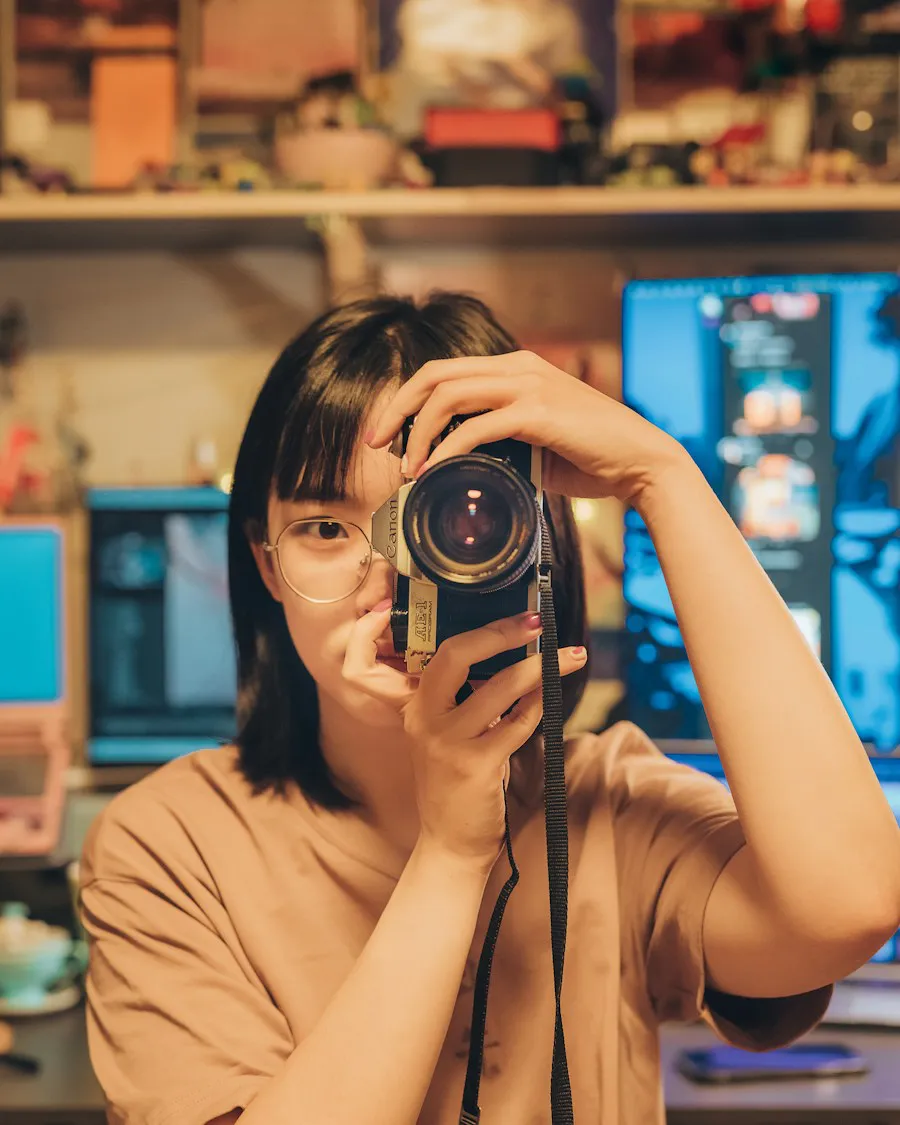 Creator de fotografia e lifestyle (imagem ilustrativa)